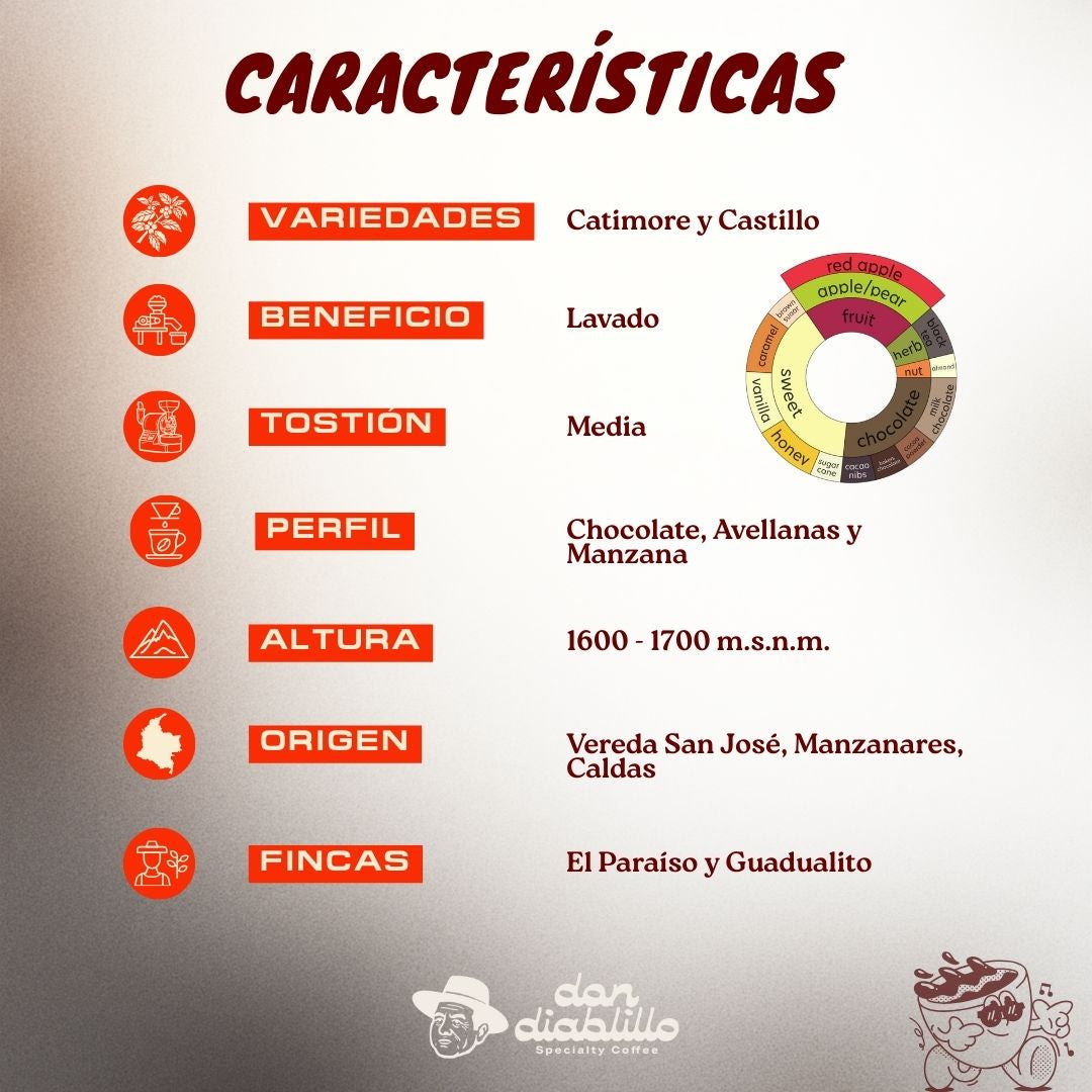 Café de Especialidad Lavado 250 g | Don Diablillo